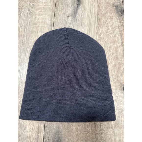 Hilti Branded Navy Blue Acrylic Beanie Hat - Picture 2 of 3